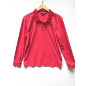 Le Coq Sportif Mens Golf Collection Long Sleeve Polo Shirt Size LL